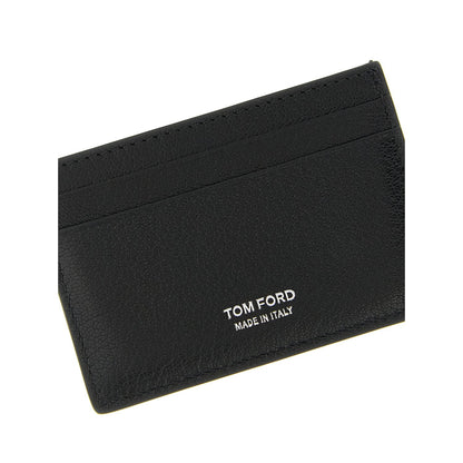 Tom Ford Black Goatskin Cardholder