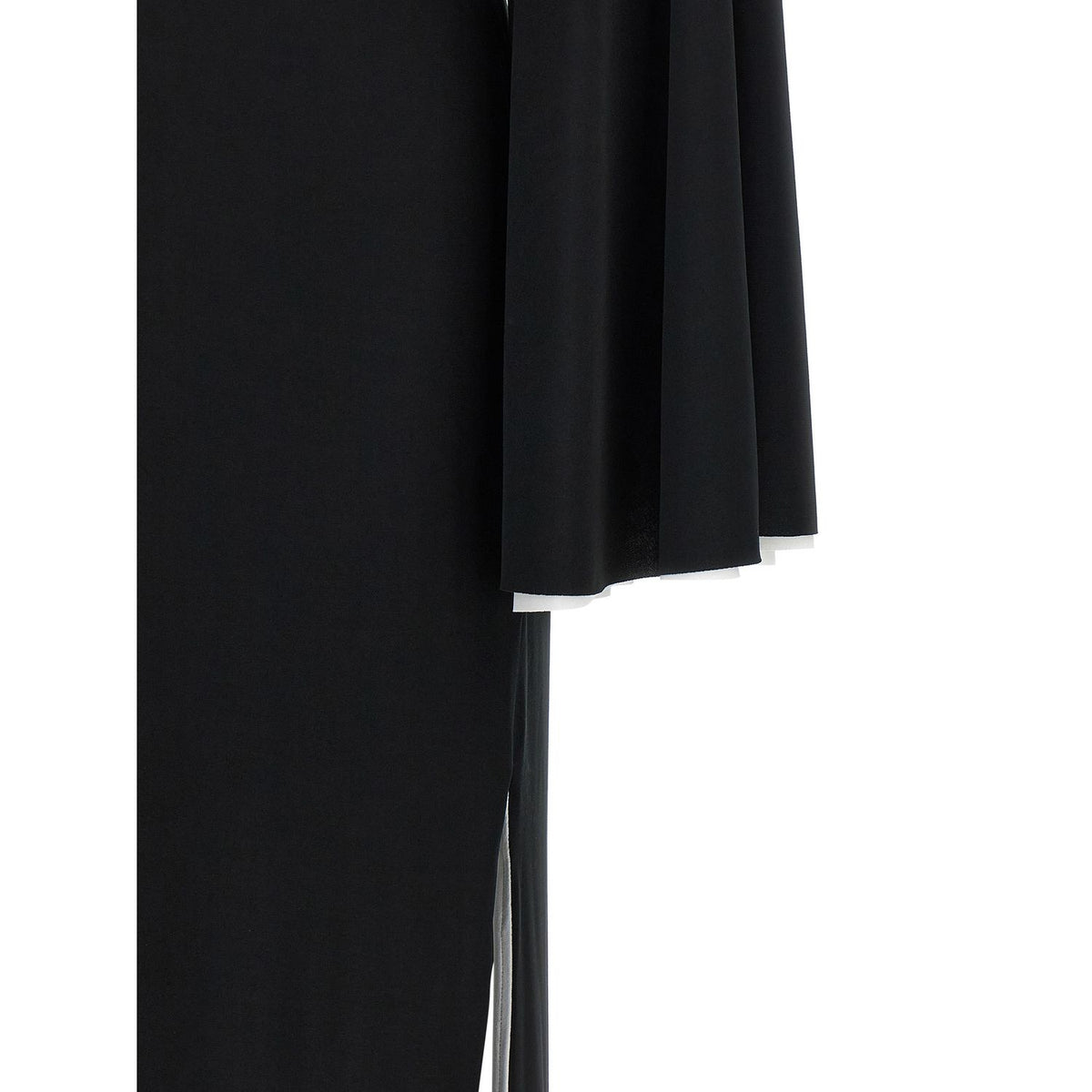 Darkpark Black Polyester Long Dress