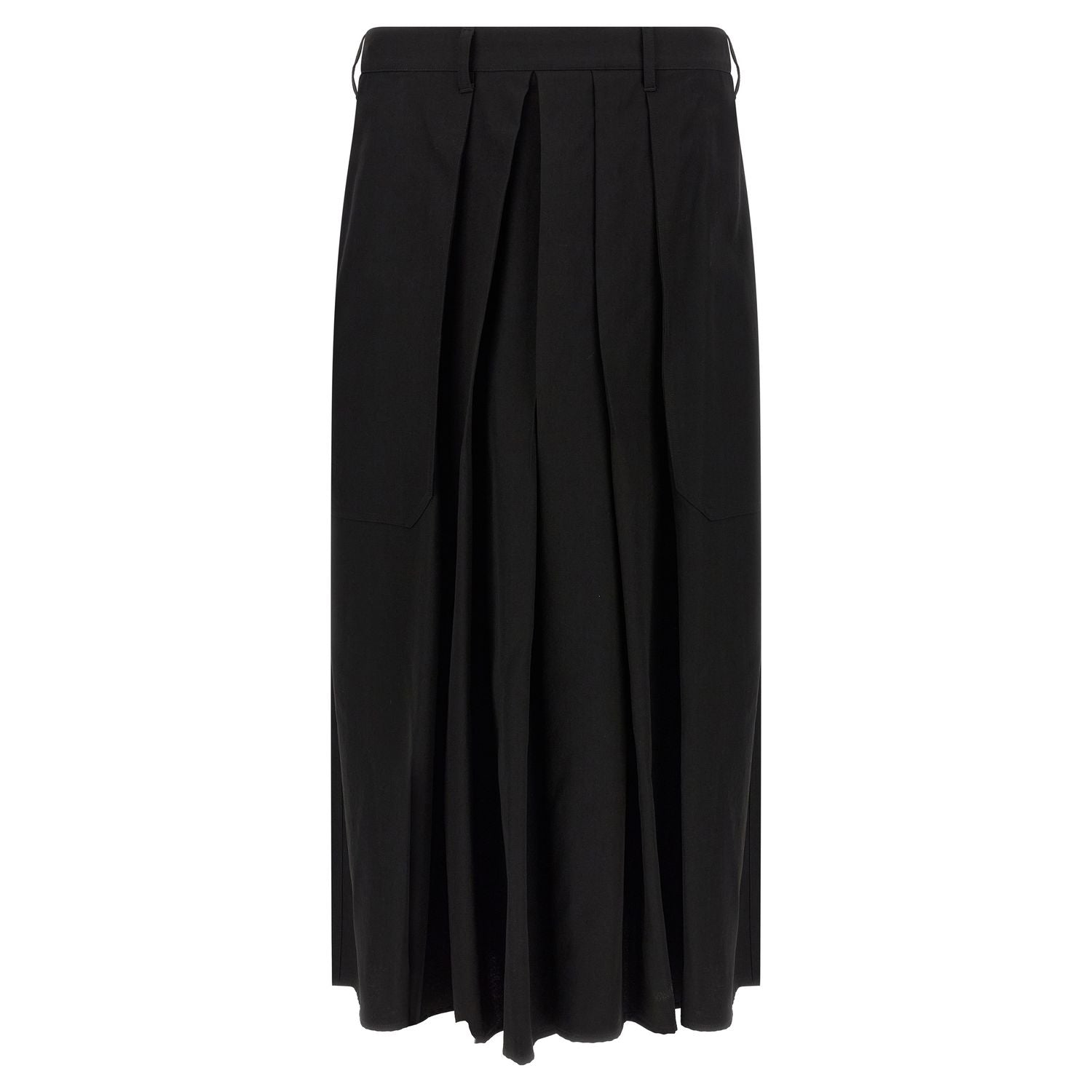 Yohji Yamamoto Black Wool Casual Pants