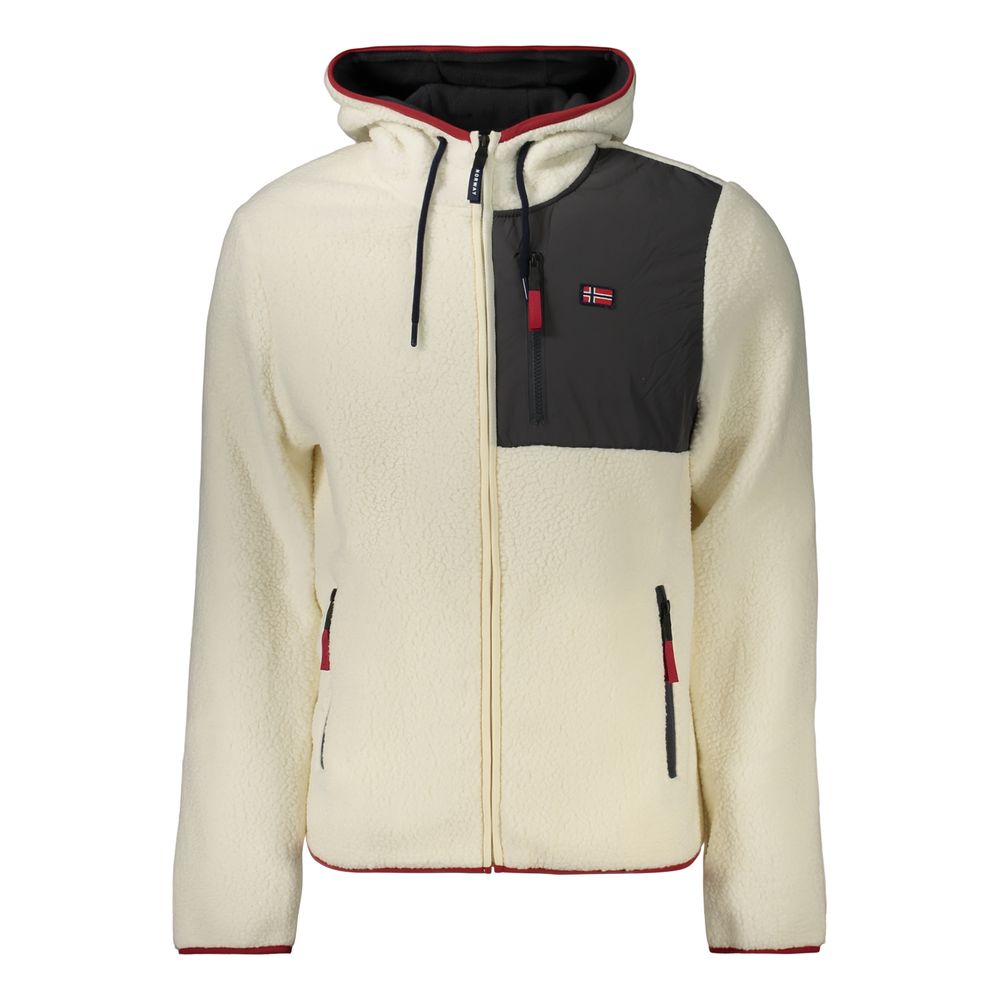 Norway 1963 Bianco Poliestere Uomo Felpa
