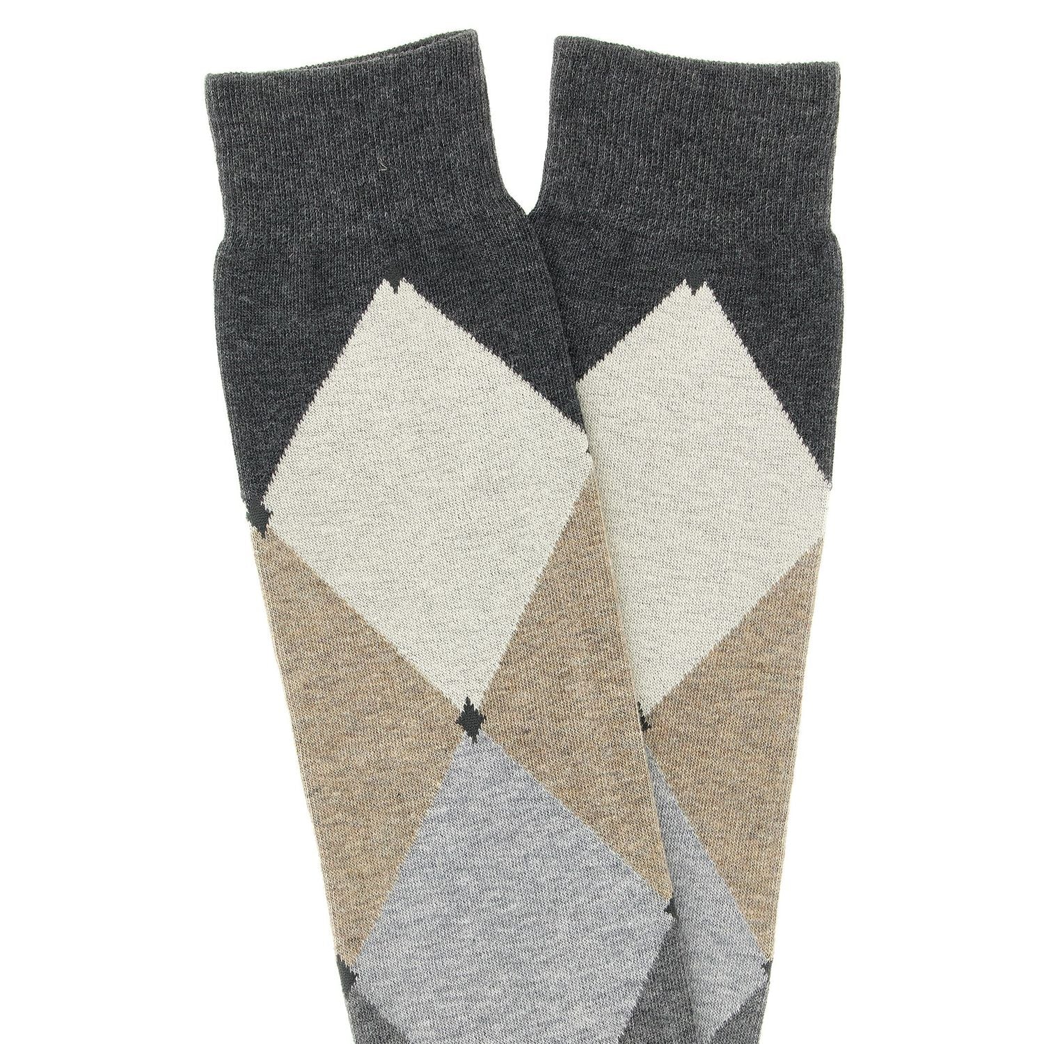Ballantyne Gray Cotton Socks