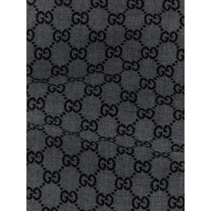 Gucci Gray Wool Scarf