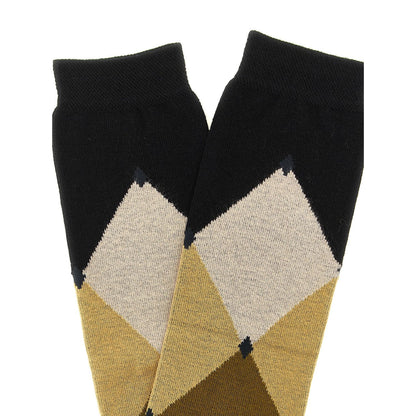 Ballantyne Black Cotton Socks