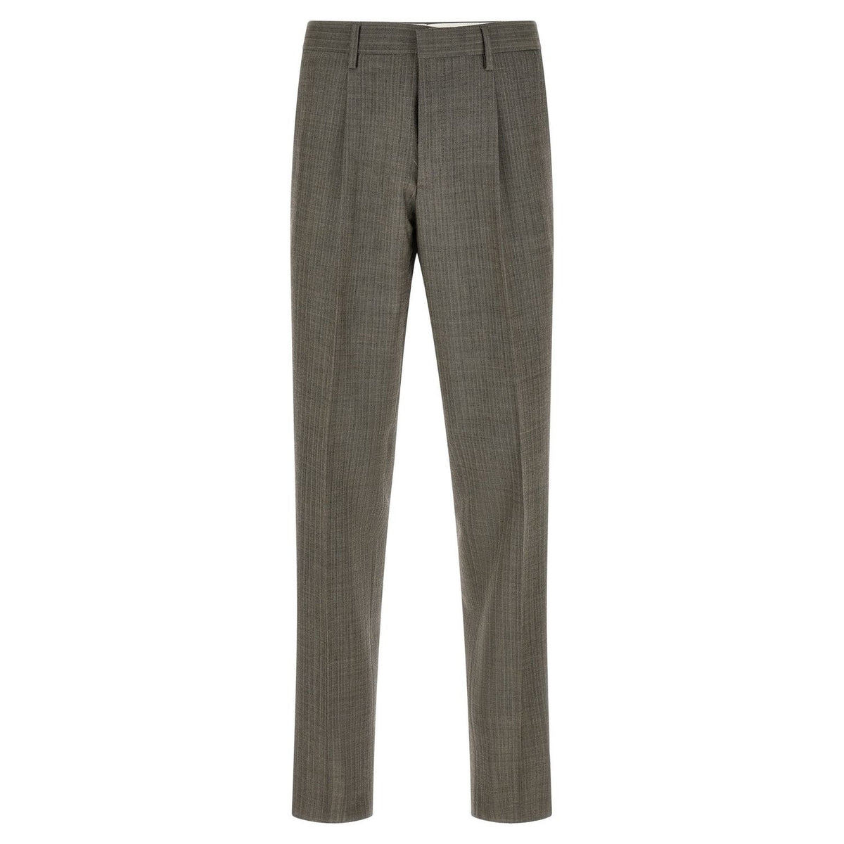 Lardini Gray Virgin Wool Two-Piece Suit