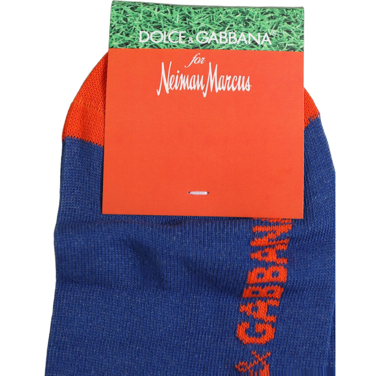 Dolce & Gabbana Men Multicolor Cotton Mid Calf Accessory Socks