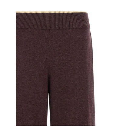 PINKO Purple Wool Casual Pants