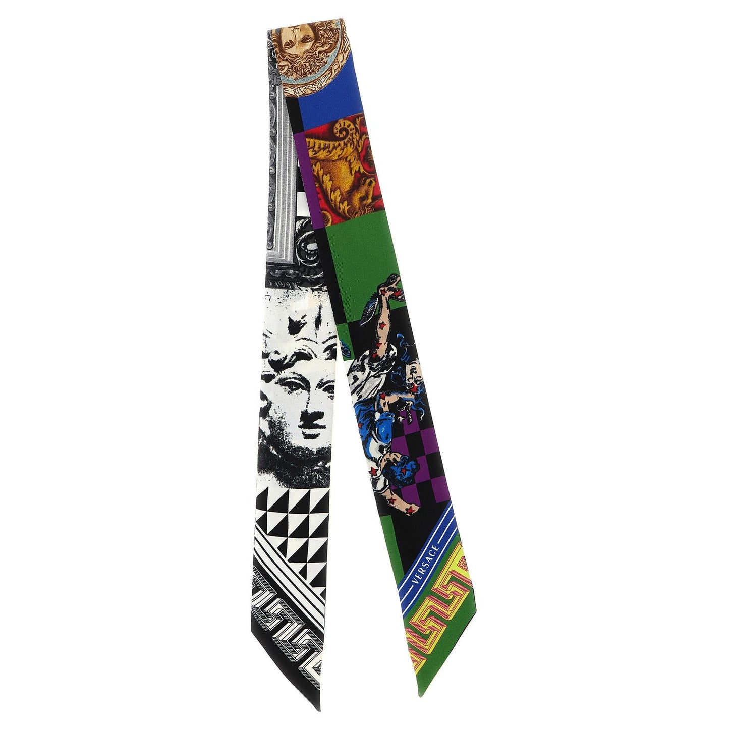 Versace Multicolor Silk Foulard