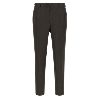 Brioni Brown Wool Two-Piece Suit