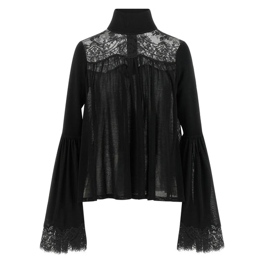 Zimmermann Black Lyocell Blouse