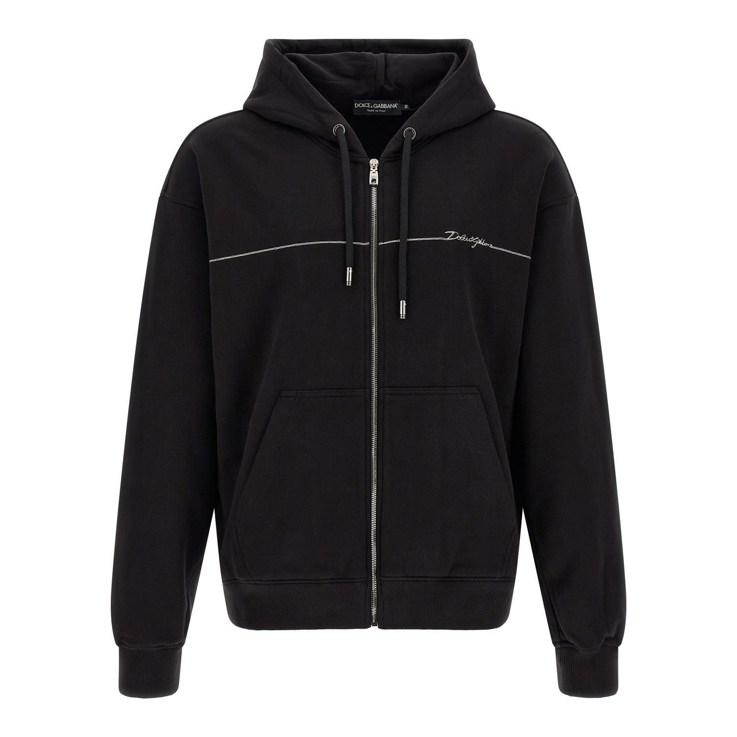 Dolce & Gabbana Black Cotton Sweatshirt