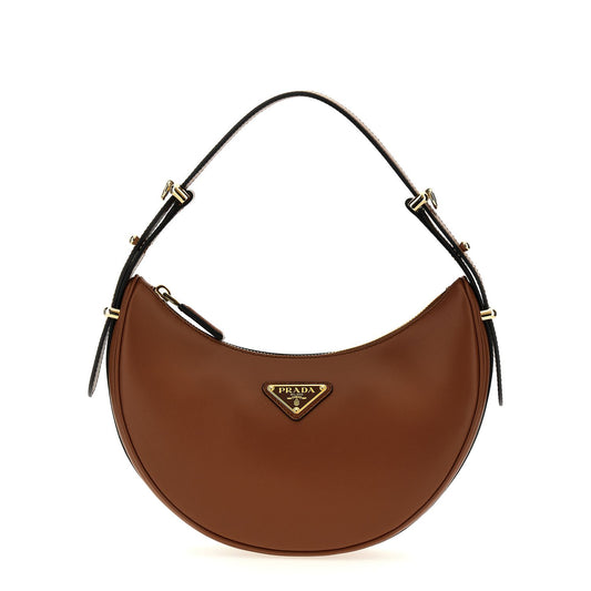Prada Brown Calfskin Shoulder Bag