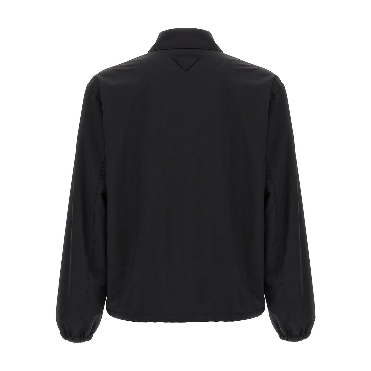 Prada Black Virgin Wool Full-Length Jacket