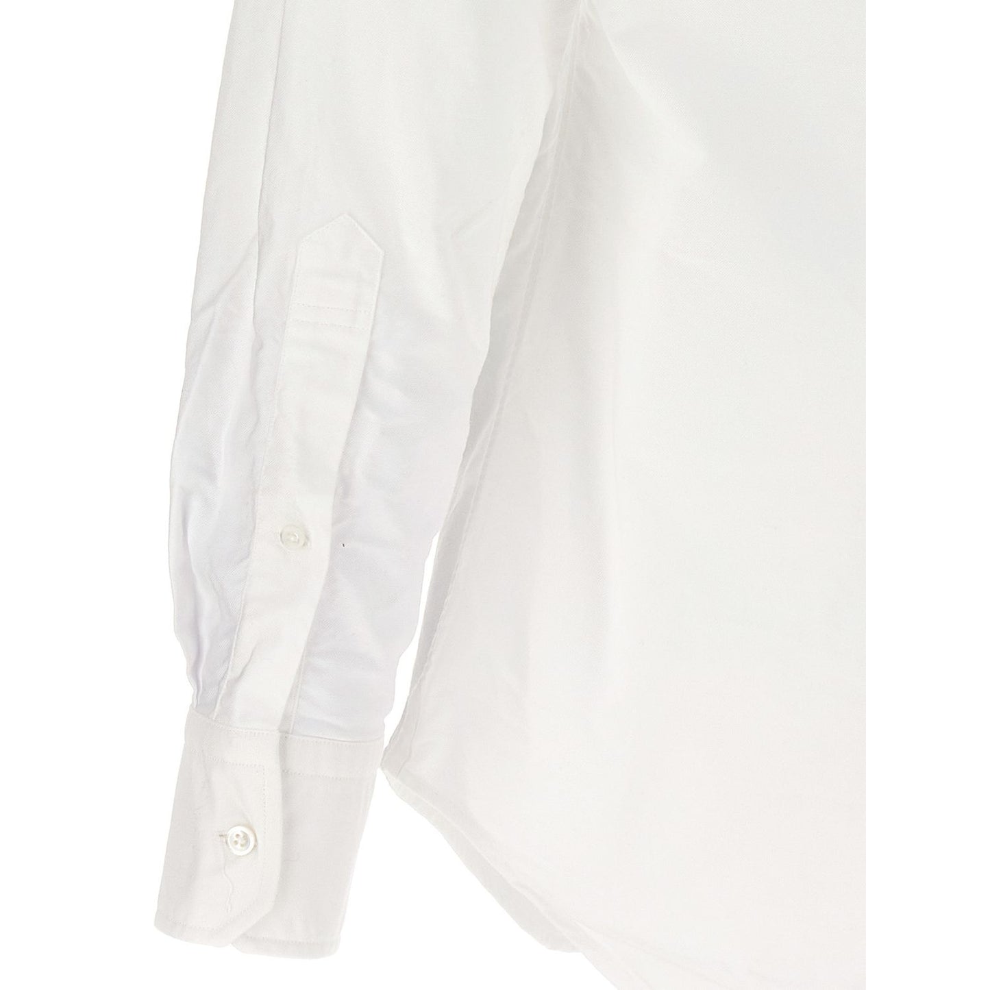 Thom Browne White Cotton Blouse