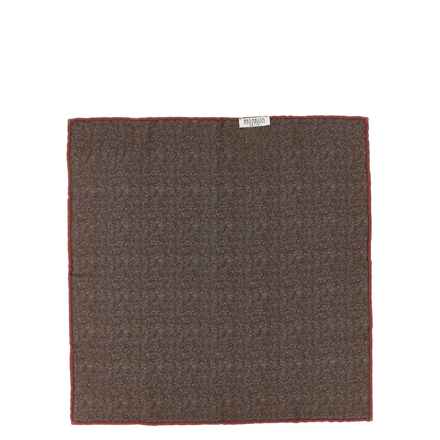 Brunello Cucinelli Brown Silk Scarf