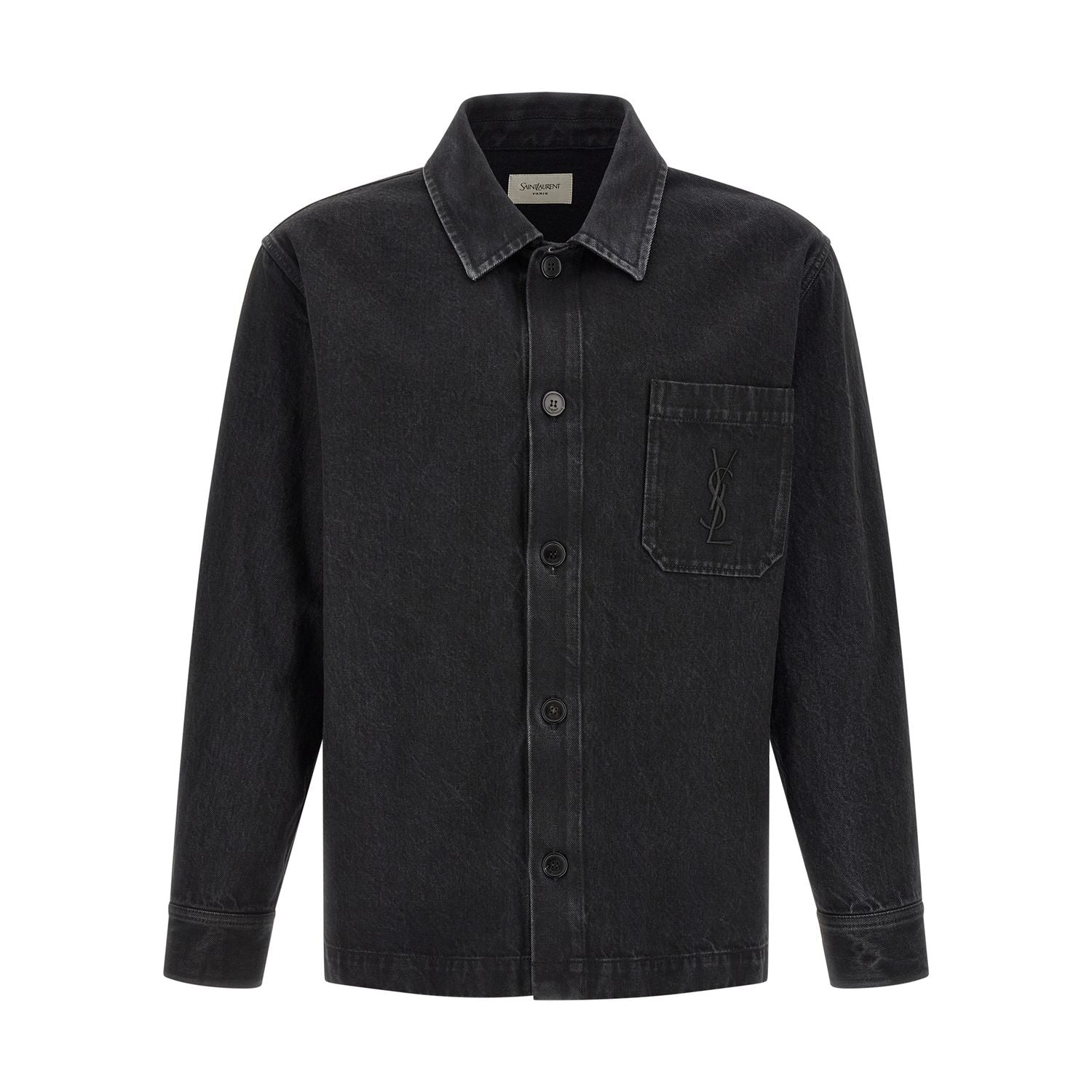 Saint Laurent Black Cotton Blouse