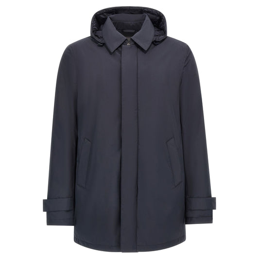Herno Blue Polyester Parka