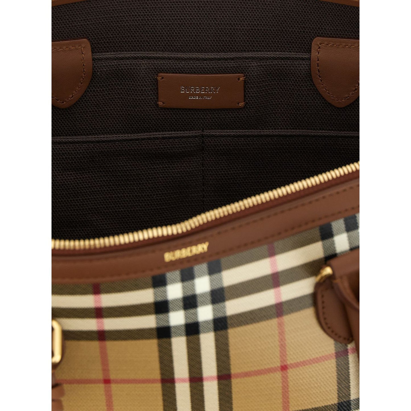 Burberry Beige Cotton Tote Bag
