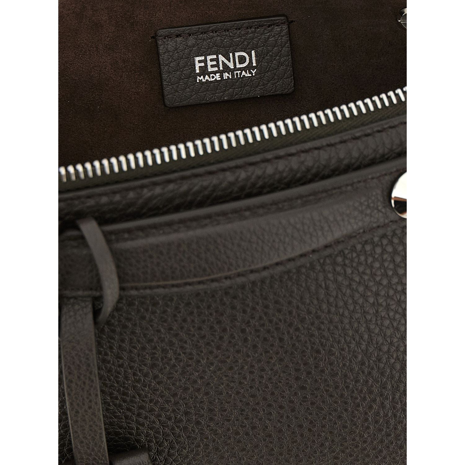Fendi Brown Calfskin Handbag