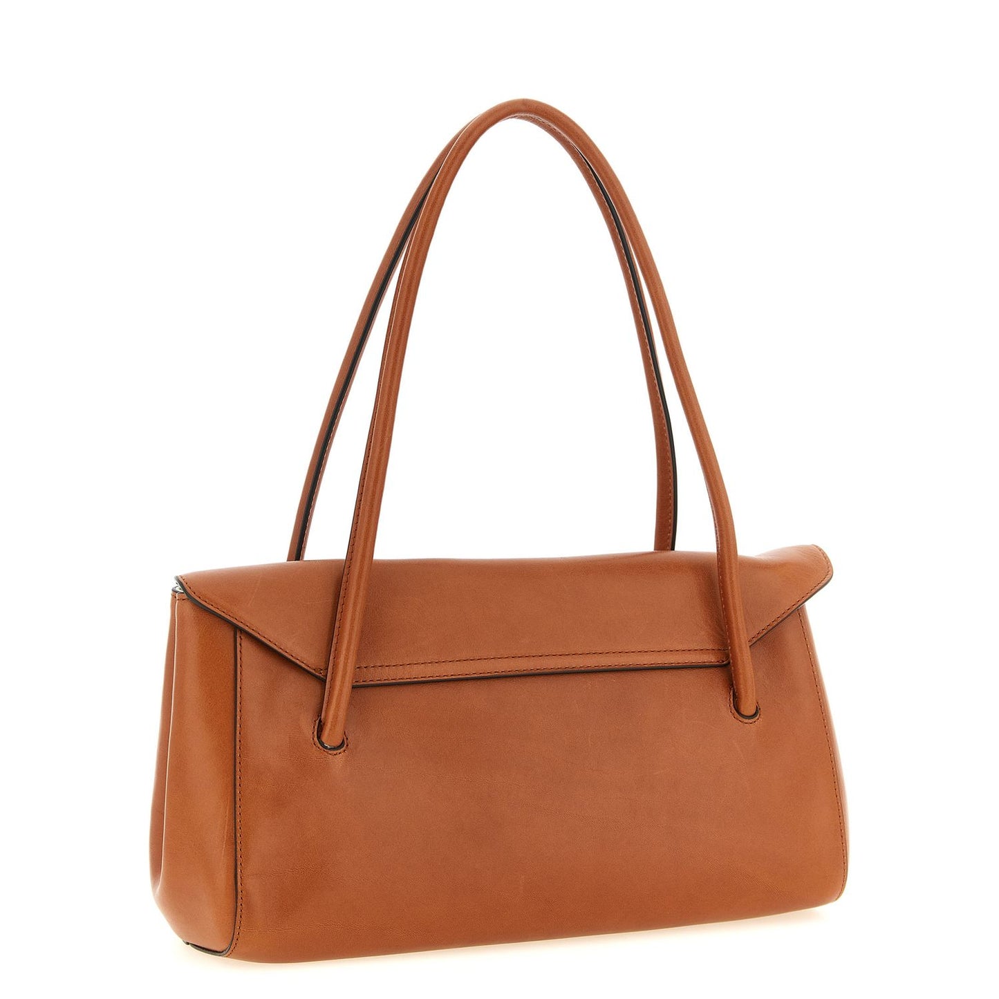 Marni Brown Calfskin Shoulder Bag