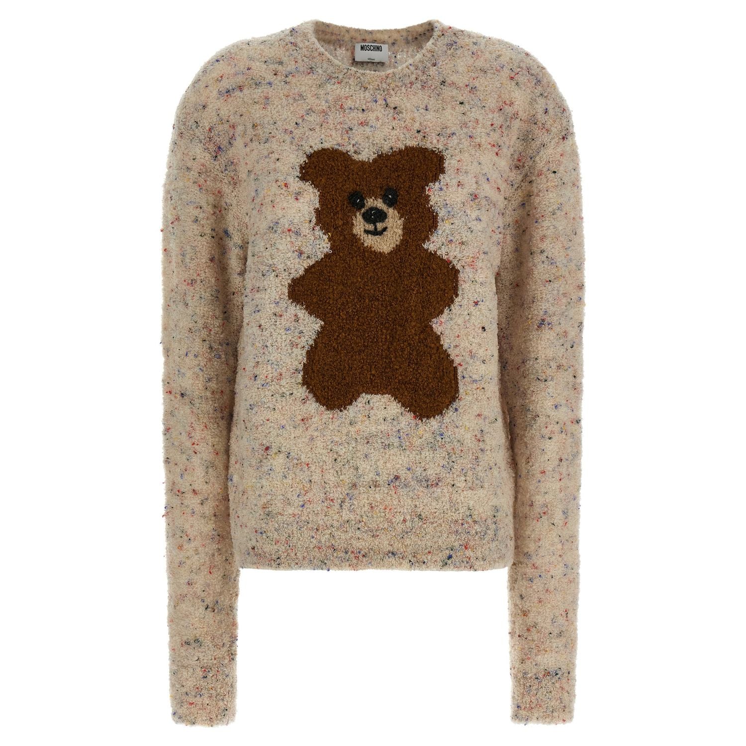 Moschino Multicolor Virgin Wool Cardigan