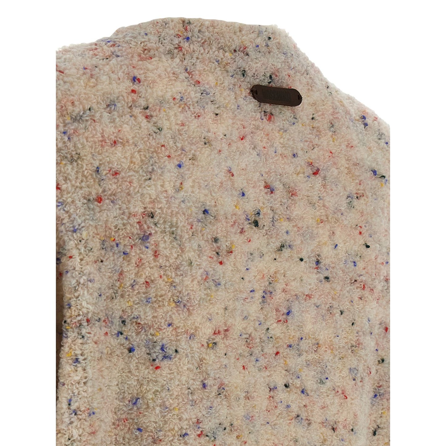 Moschino Multicolor Virgin Wool Cardigan