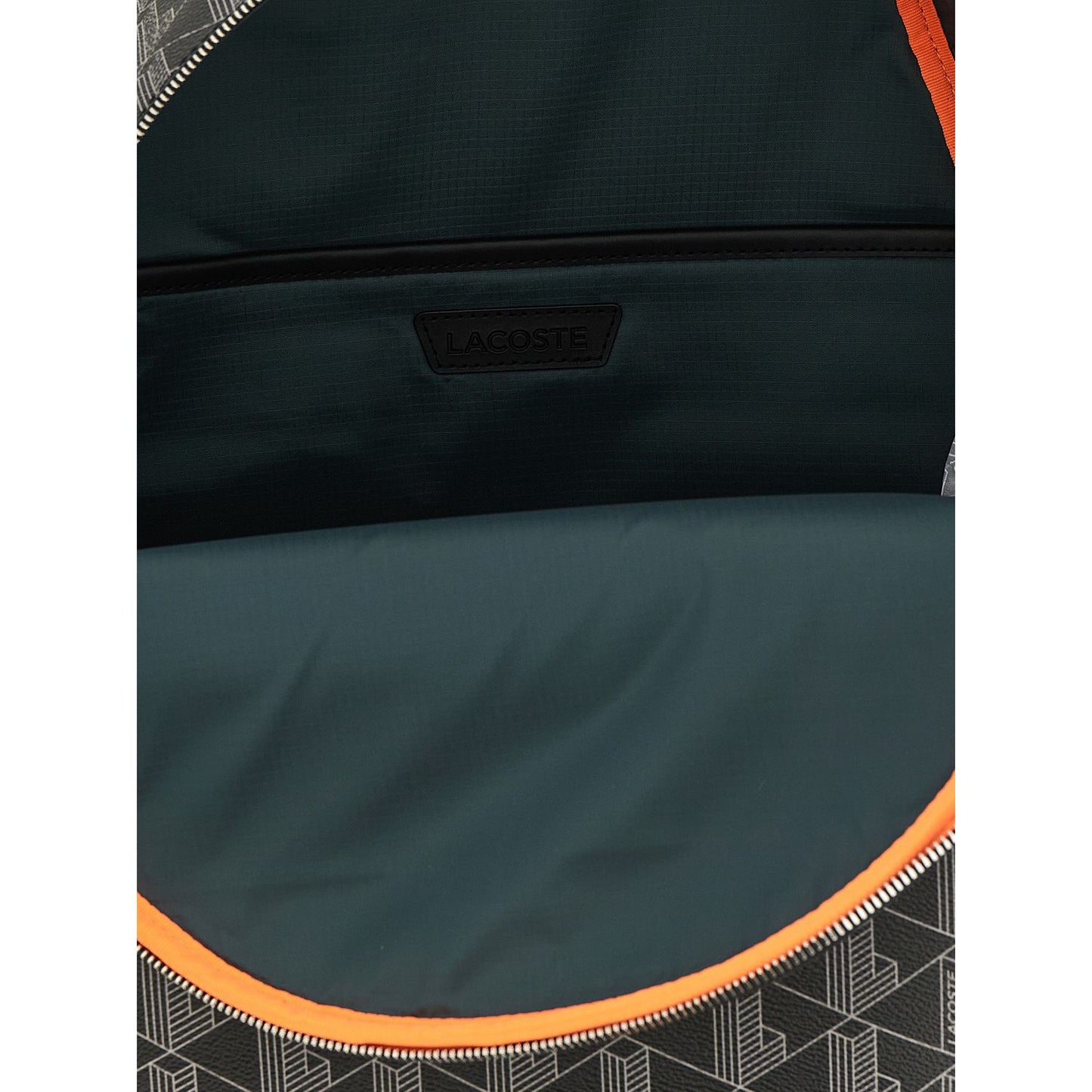Lacoste Black Pvc Backpack