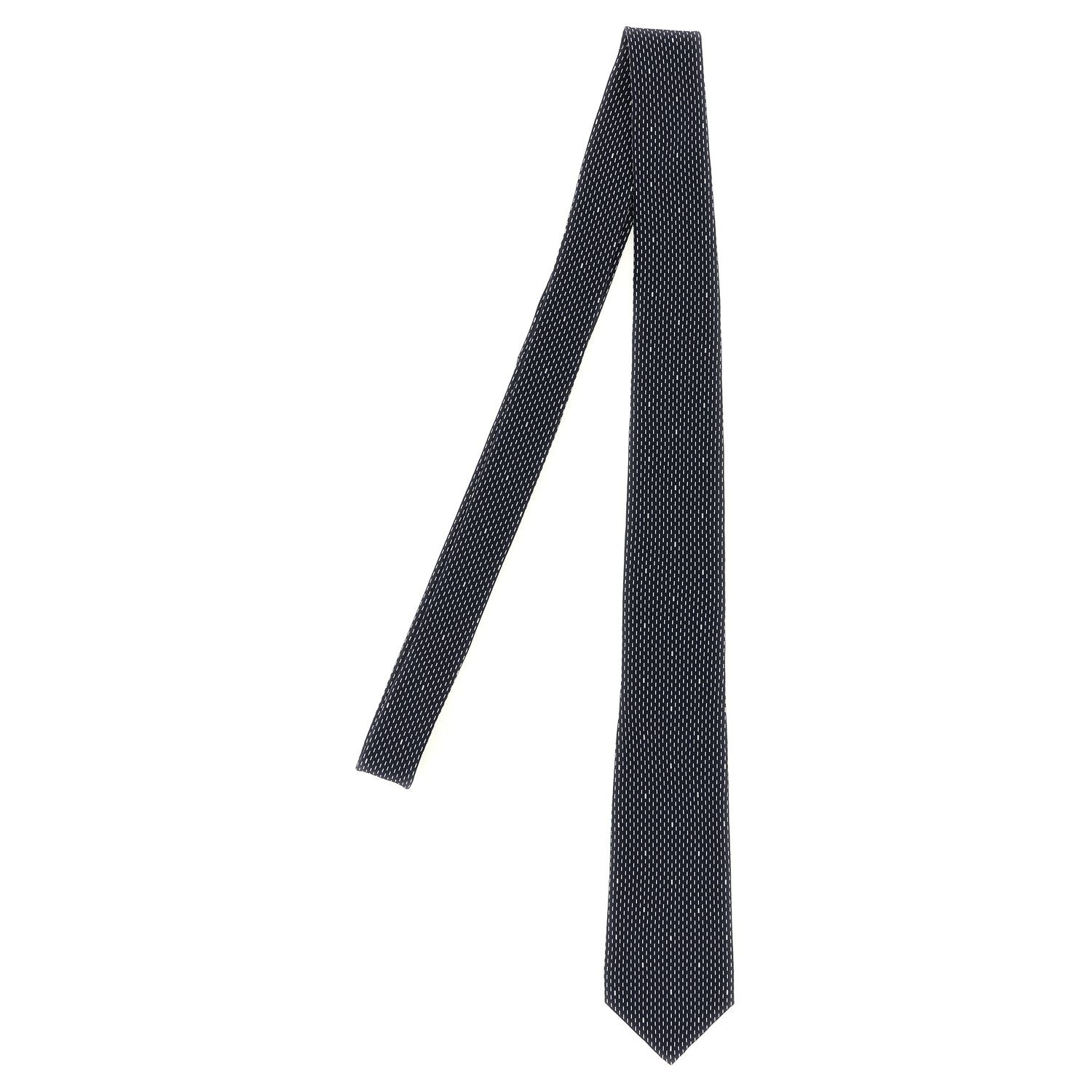 Saint Laurent Blue Silk Tie