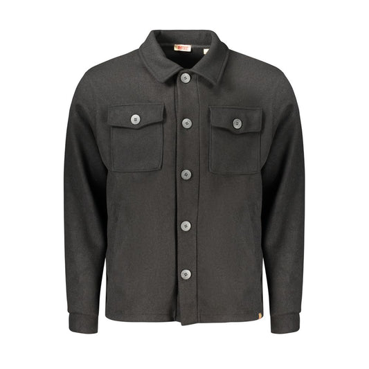 Rifle Black Cotton Mens Shirt