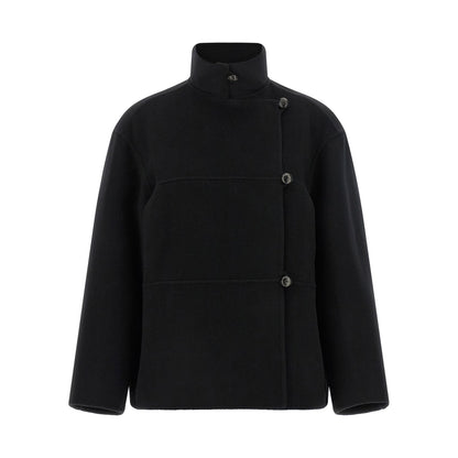 Rohe Black Wool Coat