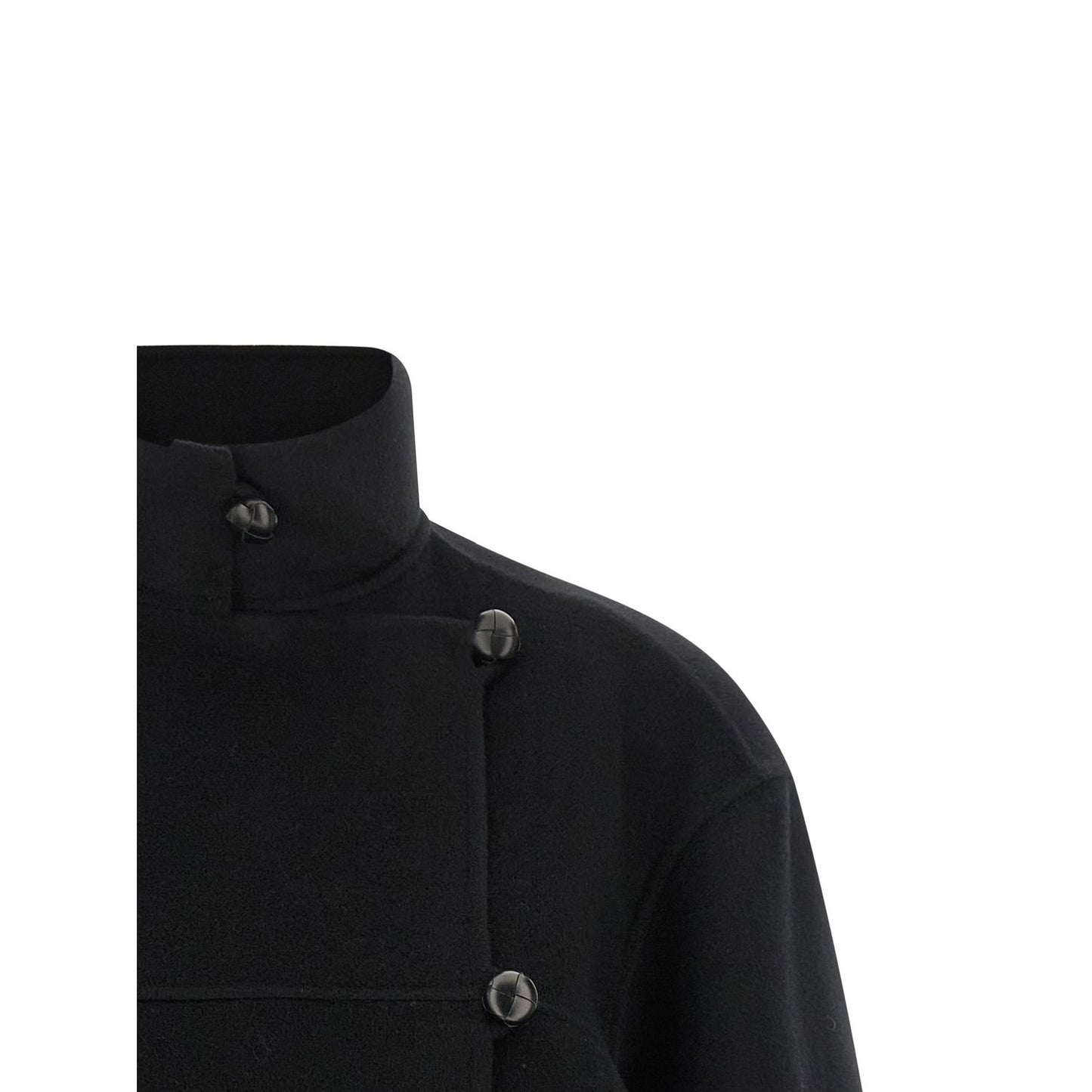 Rohe Black Wool Coat