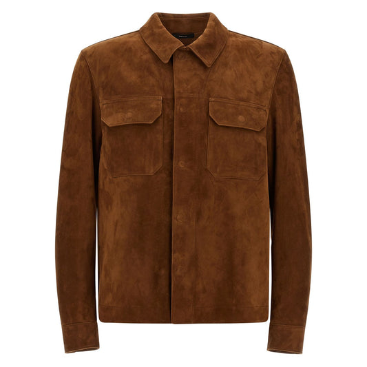 Tom Ford Brown Lamb Leather Leather Jacket