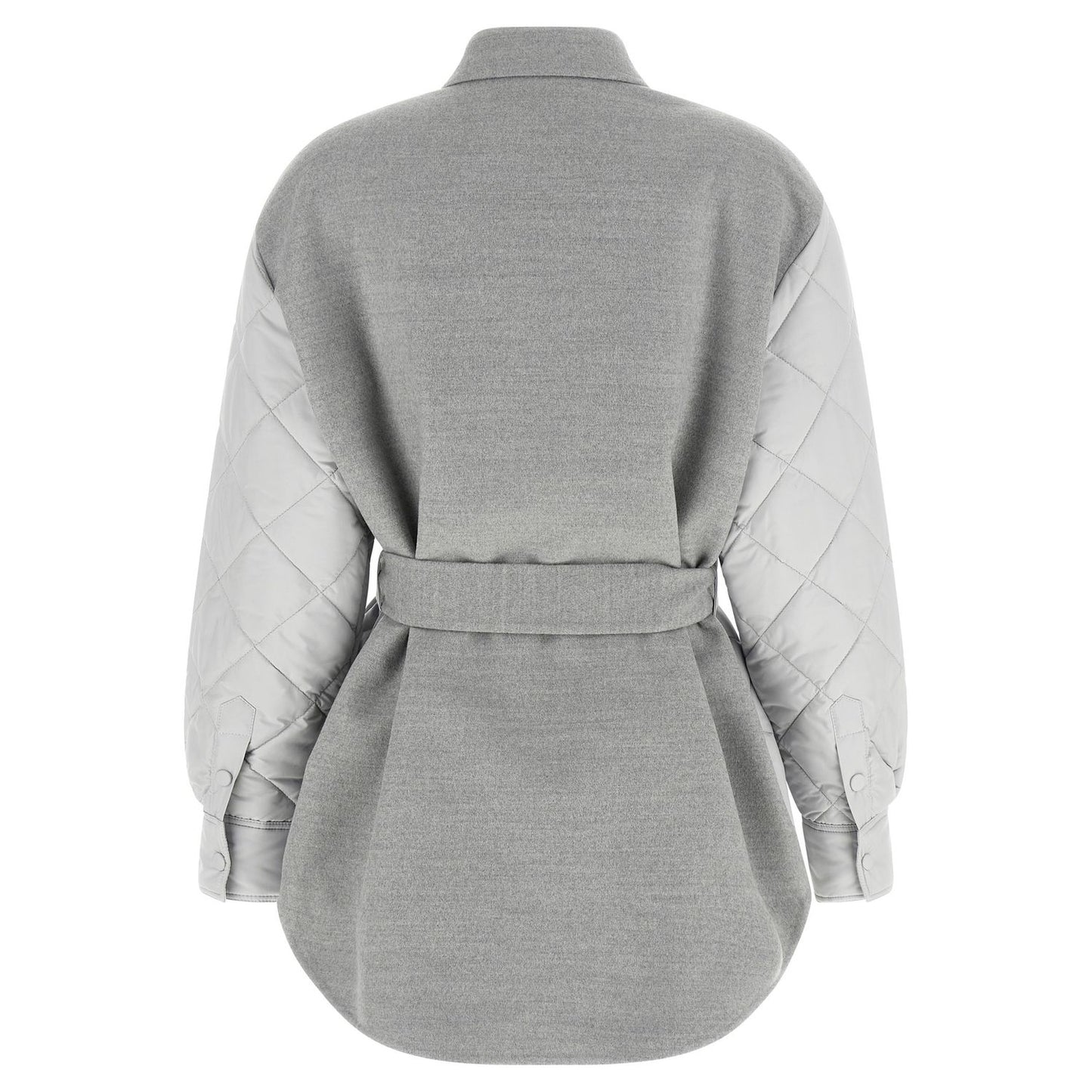 Fabiana Filippi Gray Polyester Shell Jacket