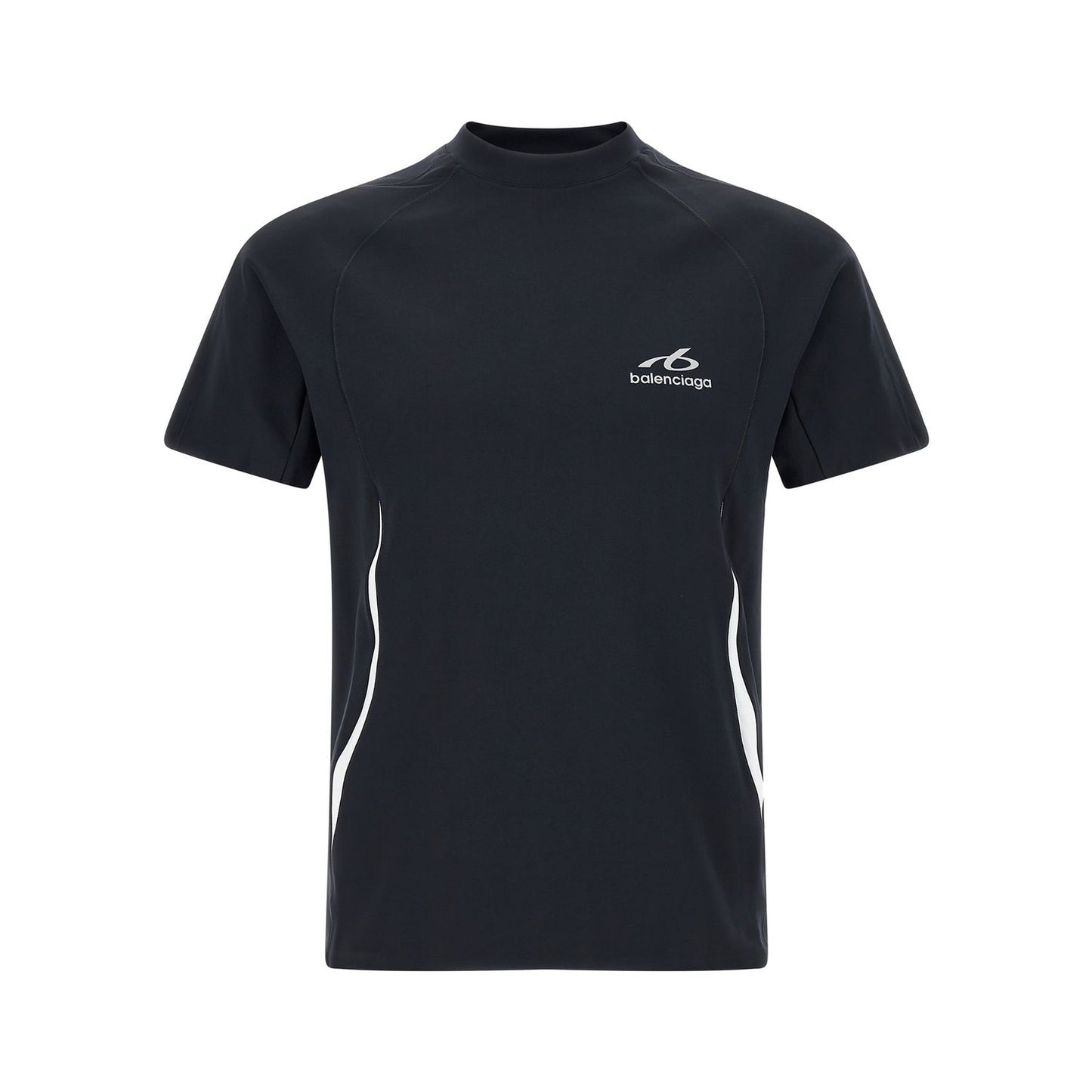 Balenciaga Blue Polyamide T-Shirt