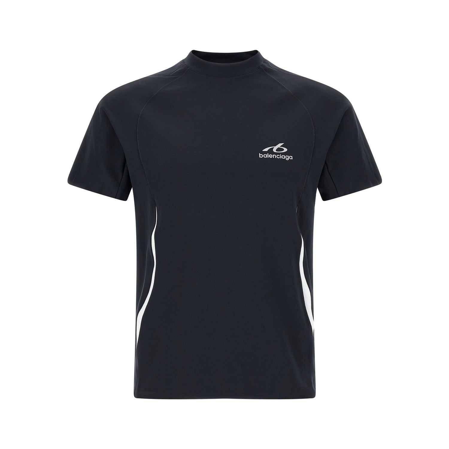Balenciaga Blue Polyamide T-Shirt
