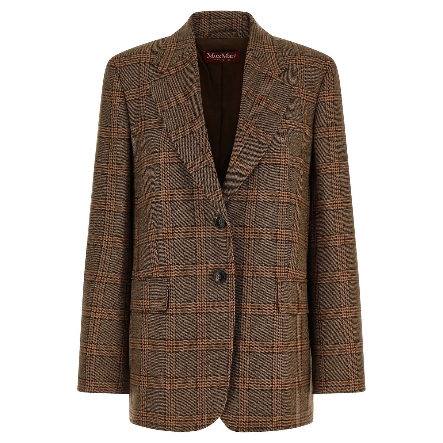 Max Mara Brown Wool Blazer