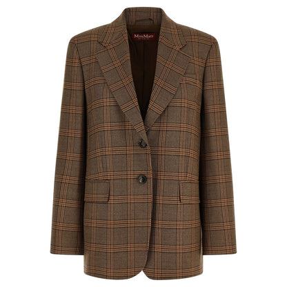 Max Mara Brown Wool Blazer