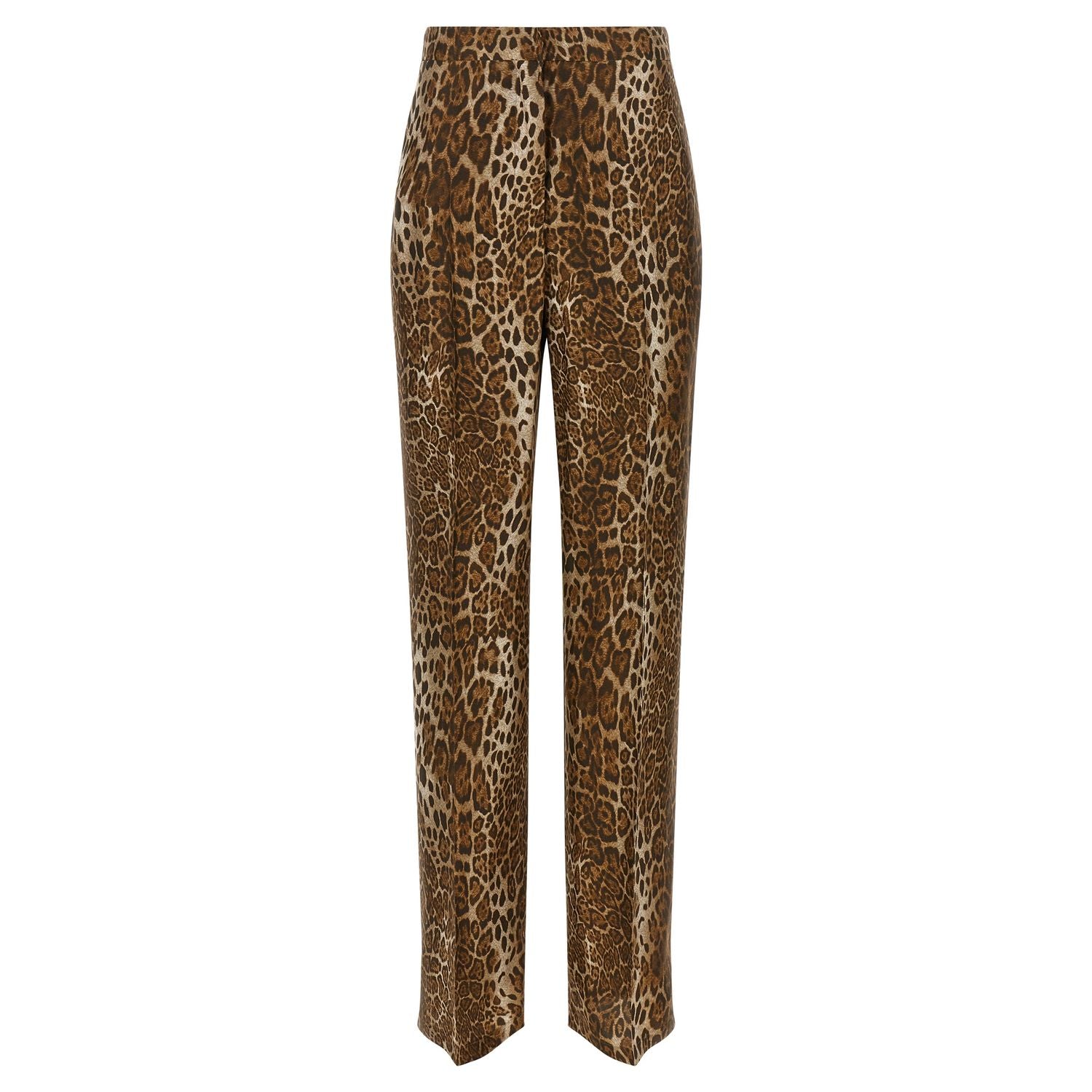 Max Mara Brown Silk Casual Pants