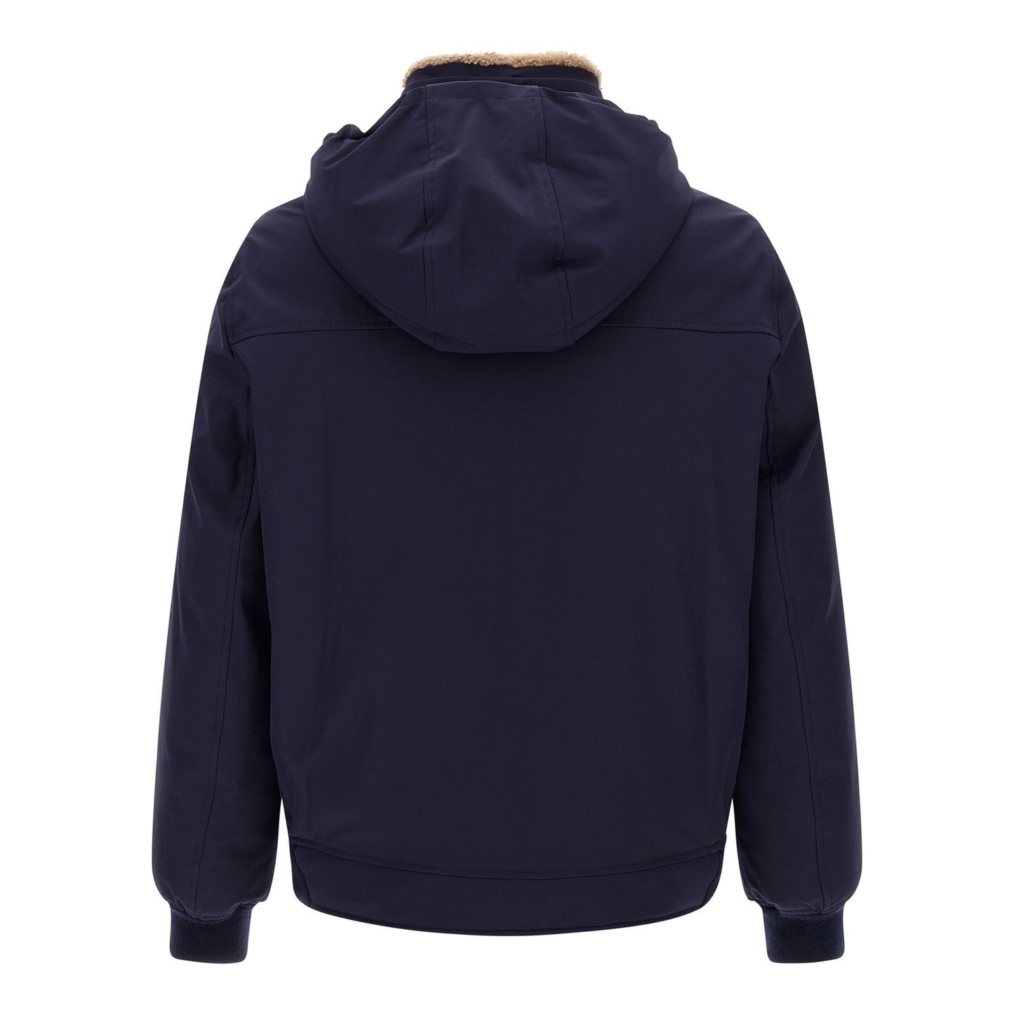 Brunello Cucinelli Blue Polyamide Full-Length Jacket