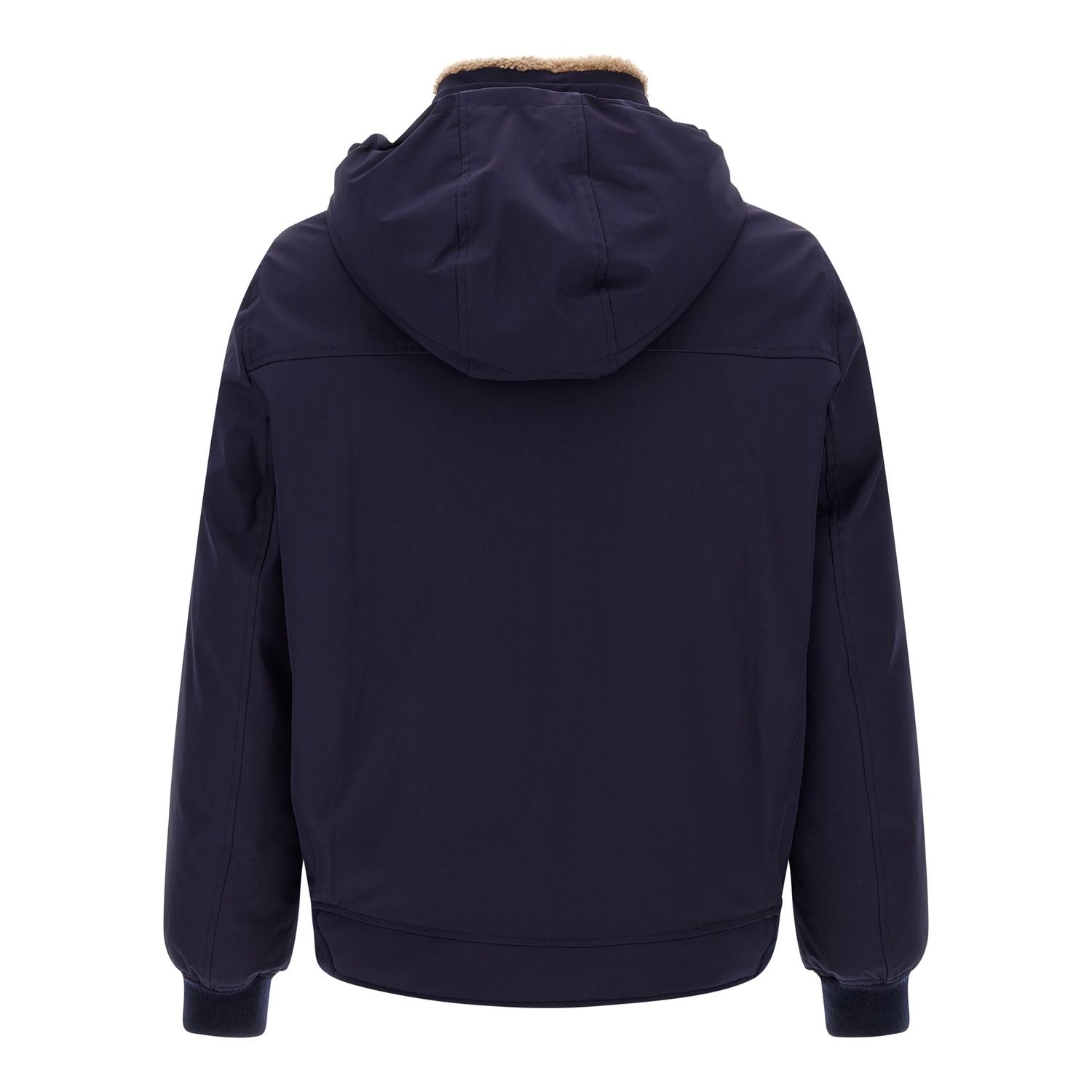 Brunello Cucinelli Blue Polyamide Full-Length Jacket