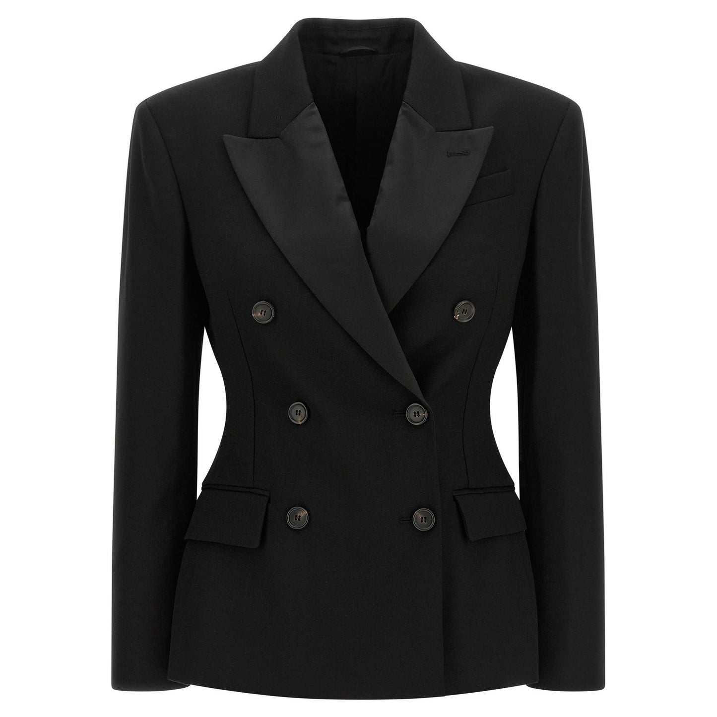 Brunello Cucinelli Black Virgin Wool Blazer