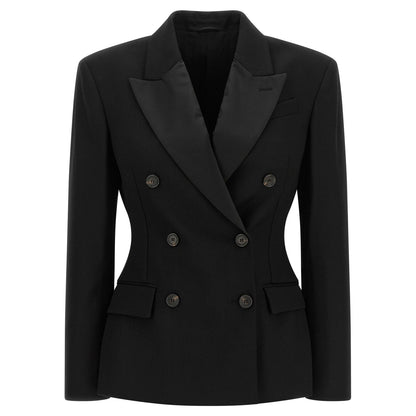 Brunello Cucinelli Black Virgin Wool Blazer