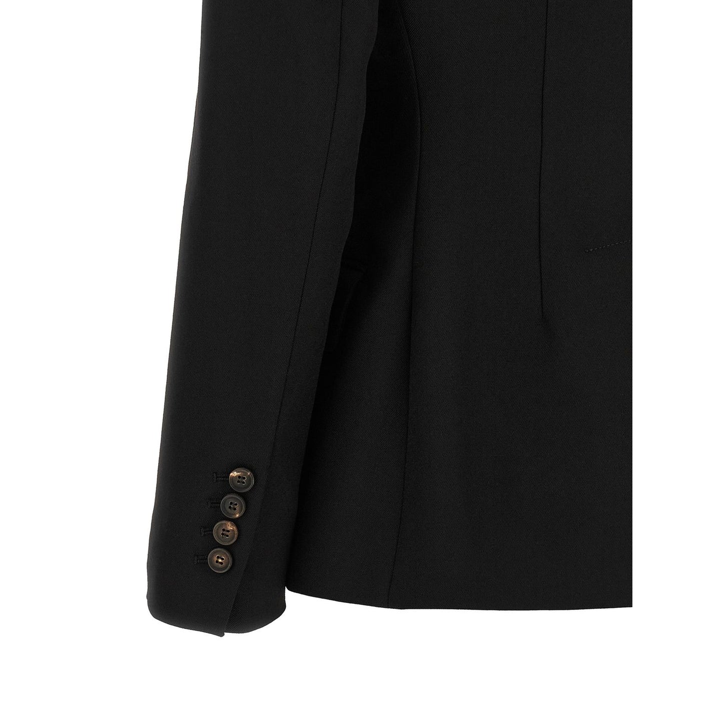 Brunello Cucinelli Black Virgin Wool Blazer