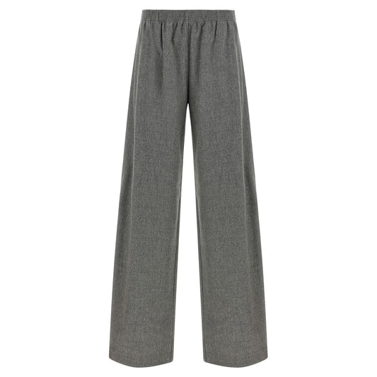 Fabiana Filippi Gray Virgin Wool Cargo Pants