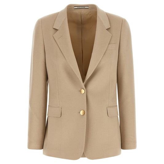 Tagliatore Beige Cashmere Blazer