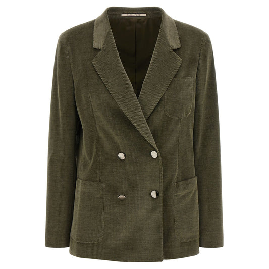 Tagliatore Bicolor Cotton Blazer