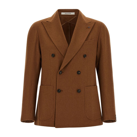 Tagliatore Brown Camel Hair  Blazer