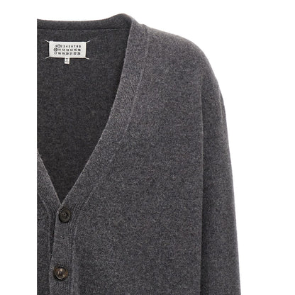 Maison Margiela Gray Wool Cardigan