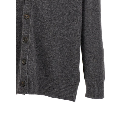 Maison Margiela Gray Wool Cardigan