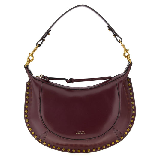 Isabel Marant Bordeaux Calfskin Shoulder Bag