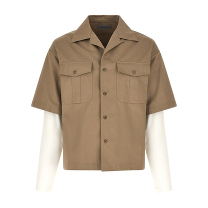 Balenciaga Beige Cotton Blouse